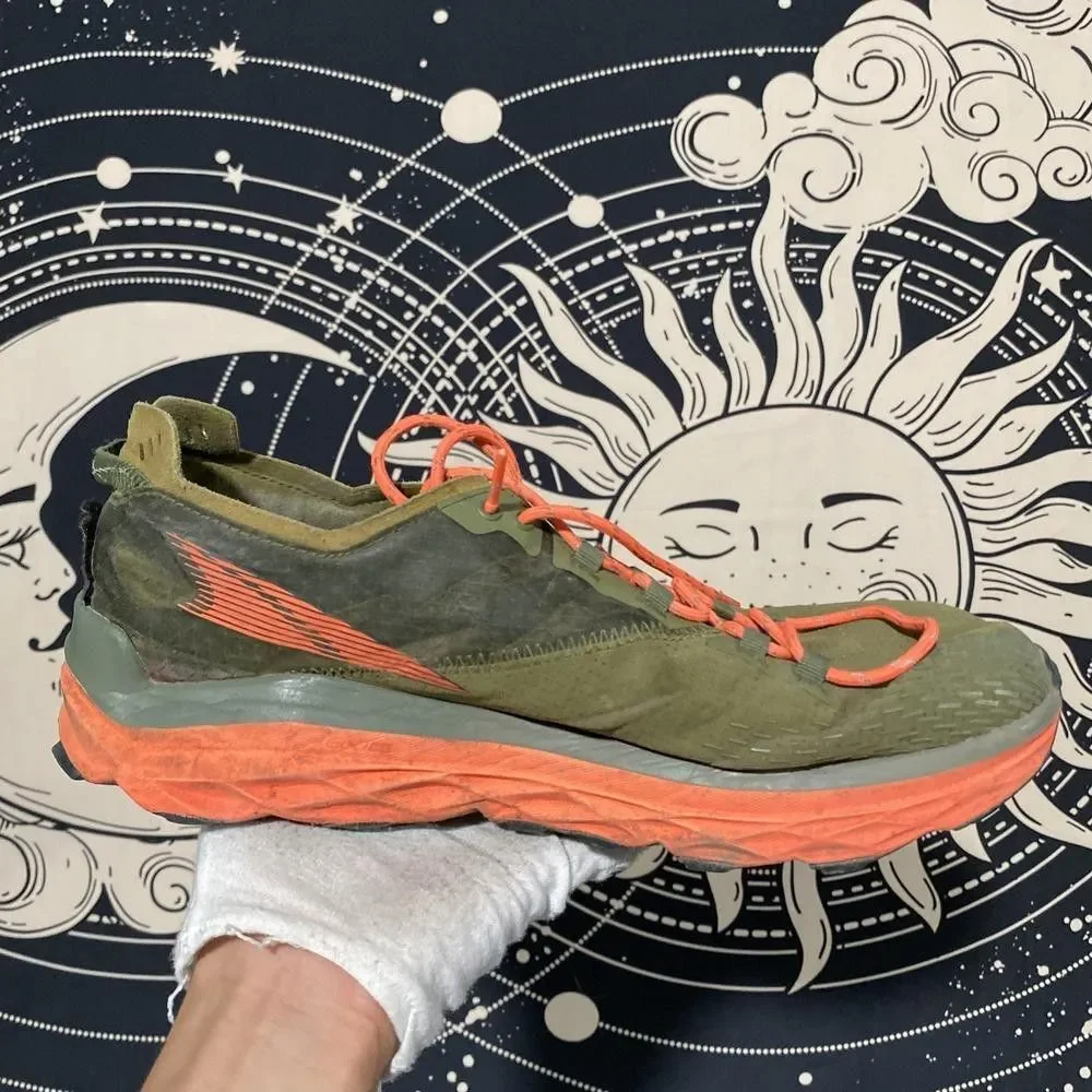 Altra Mont Blanc AL0A547K315 Athletic Sneaker Mens Green Synthetic Trail Running